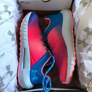 Rainbow under armour tennis!